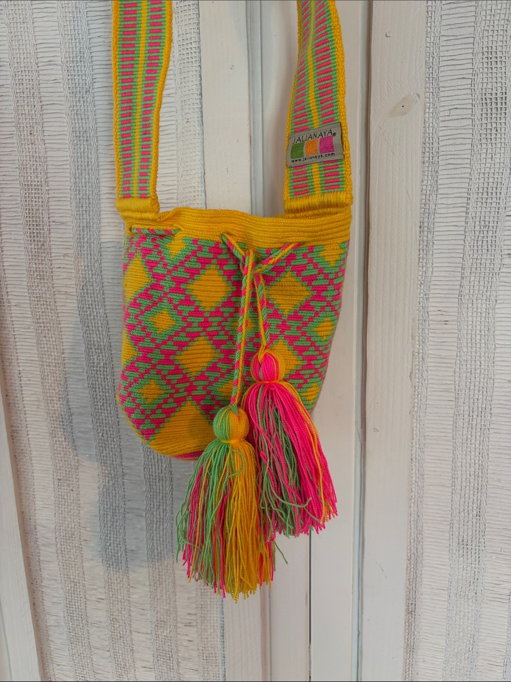 Wayuu Drawstring Bag like new